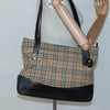Secondhand Burberry Nova Check Tote Canvas and