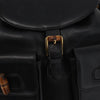 Gucci Vintage Bamboo Backpack Leather