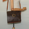 Secondhand Celine Vintage Macadam Circle Logo Shoulder Bag Canvas and