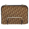 Christian Dior Vintage Trotter Shoulder Bag Canvas