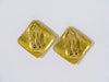 Secondhand Chanel Vintage CC Square Clip-On Earrings