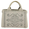 Secondhand Prada Canapa Convertible Tote Rhinestone Embellished