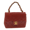 Secondhand Chanel Vintage Square Chain Handle Flap Bag Quilted