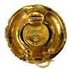 Secondhand Chanel Vintage Round Clip-On Earrings Metal with Gripoix