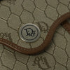 Christian Dior Vintage Honeycomb Shoulder Bag Canvas