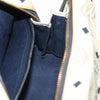 MCM Visetos Handbag Canvas and Leather