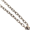 Secondhand Gucci Engraved Interlocking G Chain Link Pendant Necklace Sterling