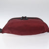 Secondhand Burberry Waist Bag Red Nylon Bags