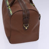 Secondhand Burberry Front Pocket Zip Boston Bag House Check Canvas and