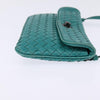 Secondhand Bottega Veneta Turnlock Crossbody Bag Intrecciato Nappa