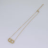 Secondhand Christian Dior CD Pendant Necklace Gold-plated