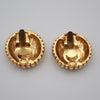 Secondhand Chanel Vintage CC Round Clip-On Earrings