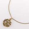 Secondhand Chanel Vintage CC Round Pendant Choker Necklace