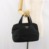 Secondhand Prada Vintage Zip Handbag Tessuto
