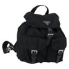 Secondhand Prada Double Front Pocket Backpack Tessuto