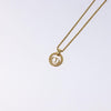 Secondhand Christian Dior CD Round Pendant Necklace