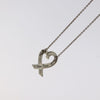 Secondhand Tiffany & Co. Paloma Picasso Loving Heart Pendant Necklace Silver 925