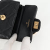 Secondhand Chanel Lady Handle Flap Card Holder on Chain Quilted