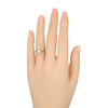 Secondhand Tiffany & Co. Novo Solitaire Ring Platinum with Diamonds and Cushion Cut I/VS2 Diamond