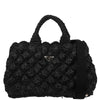 Prada Canapa Convertible Tote Raffia Crochet