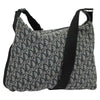 Christian Dior Vintage Zip Shoulder Bag Diorissimo Canvas