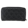 Secondhand Chanel Zip Around Organizer Wallet Quilted