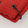 Secondhand Bottega Veneta Intrecciato Red Leather Bags