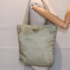 Secondhand Prada Shopper Tote Beige Nylon Accessories