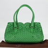 Secondhand Bottega Veneta Intrecciato Green Leather Bags