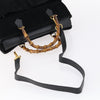 Gucci Vintage Bamboo Handle Bag Suede
