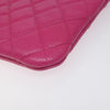 Secondhand Chanel O Case Clutch Quilted Caviar
