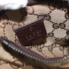 Gucci Vintage Double Belt Bag GG Canvas with Leather