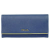 Secondhand Prada Flap Wallet with Card Holder Saffiano