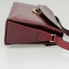 Secondhand Celine Circle logo Burgundy Leather Bags