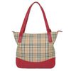 Secondhand Burberry Nova Check Tote Canvas and