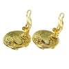 Secondhand Chanel Vintage CC Round Clip-On Earrings