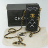 Chanel Vintage Chain Handle Clutch Quilted Lambskin