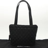 Chanel Vintage CC Zip Around Shoulder Bag Quilted Caviar