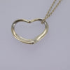 Secondhand Tiffany & Co. Elsa Peretti Open Heart Pendant Necklace Sterling