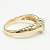 Secondhand Tiffany & Co. Heart Band Ring 18K Yellow Gold with Diamonds