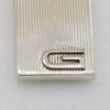 Secondhand Gucci Interlocking G Plate Pendant Chain Necklace Silver 925
