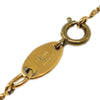 Chanel CC Logo Pendant Necklace Metal