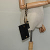 Chanel Classic Card Holder on Chain Wristlet Leather
