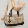 Secondhand Burberry Nova Handbag Check Pattern