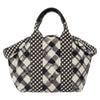 Secondhand Chanel Top Handle Satchel Gingham Print