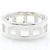 Secondhand Gucci Open Square Ring Silver 925