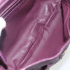 Secondhand Bvlgari Chandra Satchel Purple Leather Bags