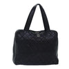 Chanel Vintage CC Zip Around Bowler Bag Quilted Caviar