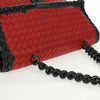 Secondhand Bottega Veneta Glass Shoulder Bag Intrecciato Nappa with Snakeskin