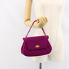 Secondhand Chanel Vintage Mademoiselle Top Handle Flap Bag Quilted Jersey